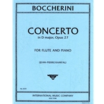 Boccherini, Luigi (1743-18 Concerto in D major, Op. 27 (Rampal) For Flute and Piano