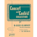 Concert and Contest Collection for Bb Bass Clarinet Solo Book Only