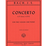 Bach - Concerto in D minor, S. 1043. for Two Violins and Piano