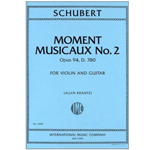 Schubert - Moment Musicaux No. 2 Opus 94, D. 780 for Violin and Guitar