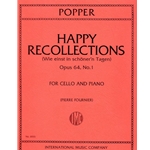 Popper - Happy Recollections, Op. 64 No. 1 - for Cello and Piano