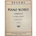 International Music Company IMC41-75 Brahms: Piano Works Complete in Three Volumes. Volume II - USED moderately good condition