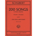 International Music Company IM2011 Schubert - 200 Songs in three volumes - Vol. I: 100 Songs - for Piano and Voice (Low)