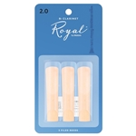 RCB0320 Rico Royal Reeds - Clarinet - size 2.0 - pack of 3