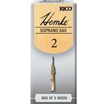 Rico RHKP5SSX200 Hemke Reeds - Soprano Saxophone - size 2.0 - box of 5