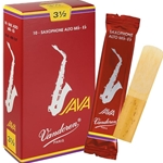 SR263R Vandoren JAVA RED Reeds - Alto Saxophone - size 3.0 - box of 10