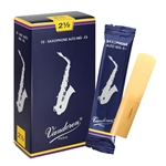 SR2125 Vandoren Traditional Reeds - Alto Saxophone - size 2.5 - box of 10