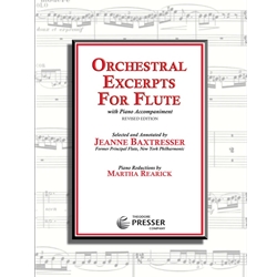 Orchestral Excerpts for Flute with Piano Accompaniment, Revised Edition