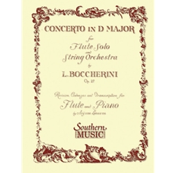 Concerto in D Major, Op. 27 for Flute & Piano By Luigi Boccherini