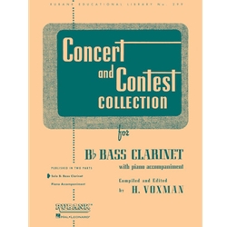 Concert and Contest Collection for Bb Bass Clarinet Solo Book Only