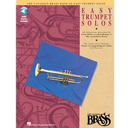 Canadian Brass Book of Easy Trumpet Solos Book/Online Audio