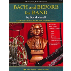 Bach And Before For Band - Alto/Baritone Saxophone