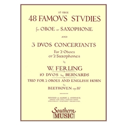 48 Famous Studies, (1st and 3rd Part) for Oboe and Saxophone