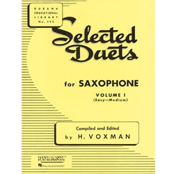 Selected Duets for Saxophone
Volume 1 - Easy to Medium