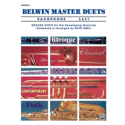 Belwin Master Duets, Easy Volume 2 - Saxophone