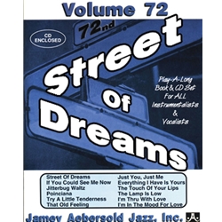 Jamey Aebersold Jazz, Volume 72: Street of Dreams