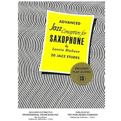 Advanced Jazz Conception For Saxophone Duets w/cd - by Lennie Niehaus