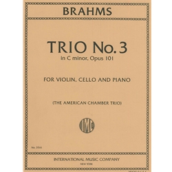 Brahms - Trio No. 3 in C minor, Opus 101 for Violin, Cello and Piano