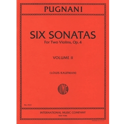 Pugnani - Six Sonatas for Two Violins, Op. 4, Vol. II