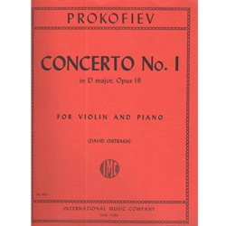 Prokofiev - Concerto no. 1 in D major, Opus 19  for Violin and Piano