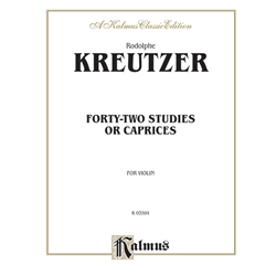 Kreutzer - Forty-Two Studies or Caprices for Violin