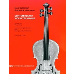 Ivan Galamian Contemporary Violin Technique Volume 1