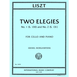 Liszt - Two Elegies, No. 1 (S. 130) and No. 2 (S. 131) - for Cello and Piano