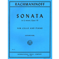 Rachmaninoff - Sonata in G minor, Op. 19 for Cello and Piano