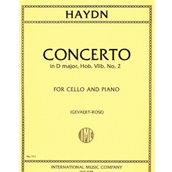 Haydn - Concerto in D major, Hob. VIIb: No. 2 - for Cello and Piano