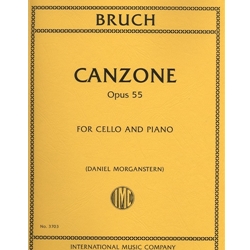 Bruch - Canzone, Opus 55 - for Cello and Piano