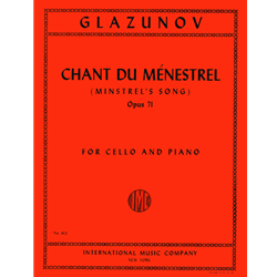 Glazunov - Chant du menestrel (Minstrel’s Song) - for Cello and Piano