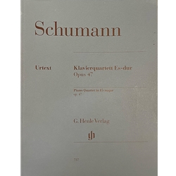 HN-737 Schumann: Klavierquartett Es-dur Opus 47 - Piano Quartet in E flat major - Urtext Verlag Edition - USED very good condition