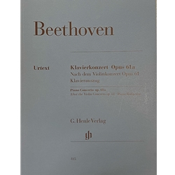 HN-815 Beethoven: Klavierkonzert Opus 61a  Piano Concerto op. 61a - Urtext Verlag Edition - USED - Very good condtion