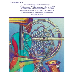 Classical Quartets for All for Flute, Piccolo