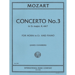 Mozart - Concerto No.3 for Horn in E flat and Piano