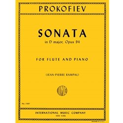 Prokofiev - Sonata in D major, Opus 94 for Flute and Piano