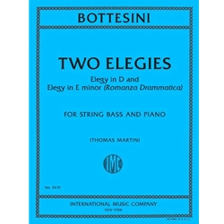 Bottesini - Two Elegies: Elegy in D and Elegy in E minor for Bass and Piano