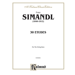 Simandl - Thirty Etudes for String Bass