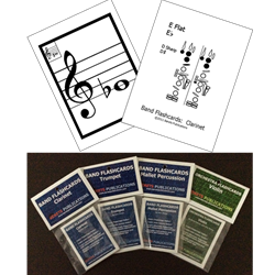 857998006008 Berets Publications Band Flashcards - Flute