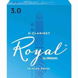 RCB1030 Rico Royal Reeds - Clarinet - size 3.0 - box of 10