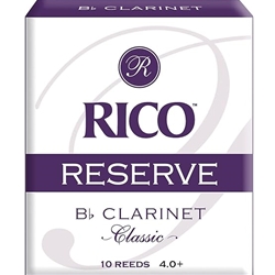 RCT10405 Rico Reserve Reeds - Clarinet - size 4.0 - box of 10