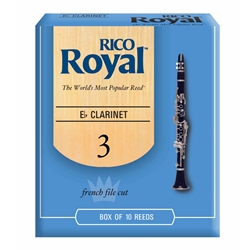 RBB1030 Rico Royal Reeds - Eb Clarinet - size 3.0 - box of 10
