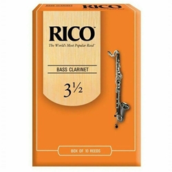 REA1035 Rico Reeds - Bass Clarinet - size 3.5 - box of 10