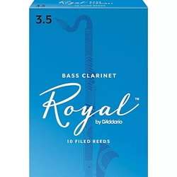 REB1035 Rico Royal Reeds - Bass Clarinet - size 3.5 - box of 10