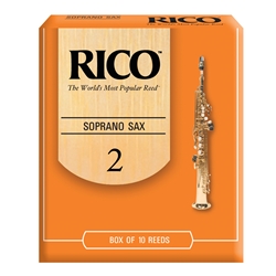 RIA1020 Rico Reeds - Soprano Saxophone - size 2.0 - box of 10