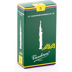 SR303 Vandoren JAVA Reeds - Soprano Saxophone - size 3.0 - box of 10