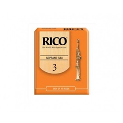 RIA1030 Rico Reeds - Soprano Saxophone - size 3.0 - box of 10