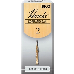 Rico RHKP5SSX200 Hemke Reeds - Soprano Saxophone - size 2.0 - box of 5