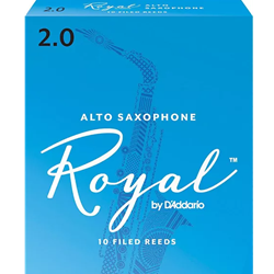 RJB1020 Rico Royal Reeds - Alto Saxophone - size 2.0 - box of 10