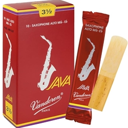 SR263R Vandoren JAVA RED Reeds - Alto Saxophone - size 3.0 - box of 10